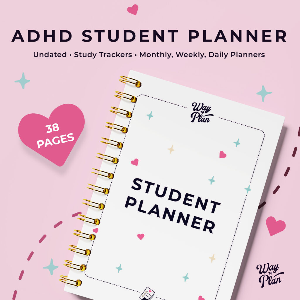 ADHD Student Planner: Stay Organized and Focused - Way To Plan