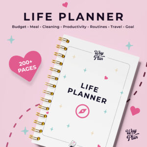 Life planner to take charge of your life and stop feeling behind