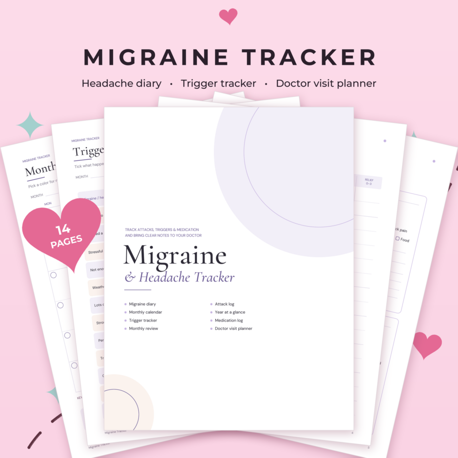 Migraine Tracker Printable