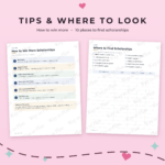 Scholarship Tracker Printable & Google Sheets Template | Way To Plan