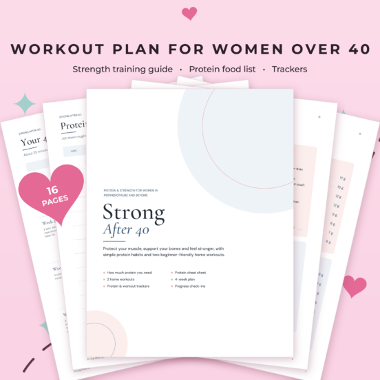 Strong After 40 | Workout Plan for Women Over 40, Perimenopause Strength Training & Protein Guide