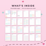 ADHD Student Planner Printable, Undated Academic Planner