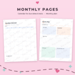 ADHD Student Planner Printable, Undated Academic Planner