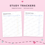ADHD Student Planner Printable, Undated Academic Planner