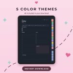 ADHD Digital Planner 2027 | Hyperlinked GoodNotes & iPad Planner with Dark Mode video