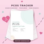PCOS Tracker Printable | PCOS Symptom & Cycle Tracker, Period Log, Medication Log & Doctor Visit Planner video
