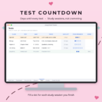 Google Sheets Assignment Tracker | Excel Spreadsheet with Due Date Countdown & Weighted Grades