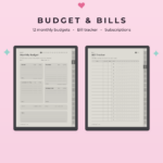 ADHD Budget Planner for Supernote Manta