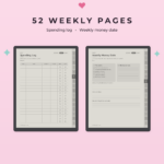 ADHD Budget Planner for Supernote Manta