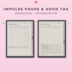 ADHD Budget Planner for Supernote Manta