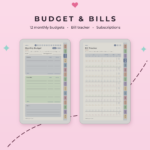 ADHD Budget Planner for reMarkable Paper Pro Move