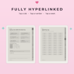 ADHD Budget Planner for Supernote Nomad - Hyperlinked