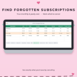 Subscriptions tab