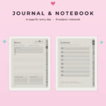 ADHD Planner Bundle for Supernote Nomad - Journal Notebook