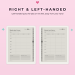 ADHD Planner Bundle for Supernote Nomad - Right Left Handed