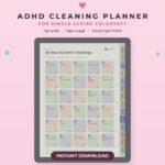 ADHD Cleaning Planner for Kindle Scribe Colorsoft | Hyperlinked Color E-Ink Cleaning Planner, 3 Themes video