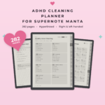 ADHD Cleaning Planner for Supernote Manta