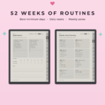 ADHD Cleaning Planner for Supernote Manta