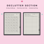 ADHD Cleaning Planner for Supernote Manta