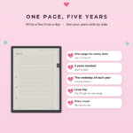 5 Year Journal 2027-2031 for Supernote Manta – image 3