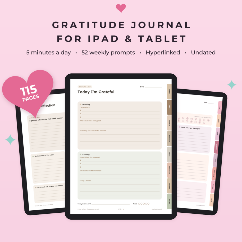Digital Gratitude Journal