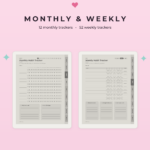 Habit Tracker for Supernote Nomad - Monthly Weekly