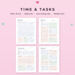 ADHD Life Planner Printable + Digital | Undated ADHD Planner for Adults
