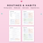 ADHD Life Planner Printable + Digital | Undated ADHD Planner for Adults