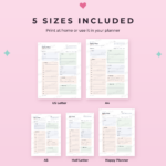 ADHD Life Planner Printable + Digital | Undated ADHD Planner for Adults