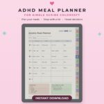 ADHD Meal Planner for Kindle Scribe Colorsoft | Hyperlinked Color E-Ink Meal Planner, Left & Right Handed video