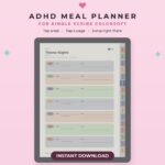 ADHD Meal Planner for Kindle Scribe Colorsoft | Hyperlinked Color E-Ink Meal Planner, Left & Right Handed video