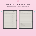 ADHD Meal Planner for Supernote Manta
