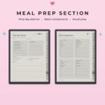ADHD Meal Planner for Supernote Manta