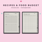 ADHD Meal Planner for Supernote Manta