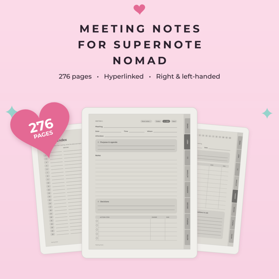 Meeting Notes for Supernote Nomad - Main