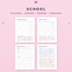 ADHD Mom Planner Printable | Family Command Center, Kids Routine & Chore Charts, Mom Brain Dump + Bonus Digital Planner