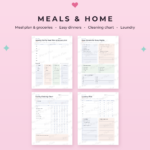 ADHD Mom Planner Printable | Family Command Center, Kids Routine & Chore Charts, Mom Brain Dump + Bonus Digital Planner