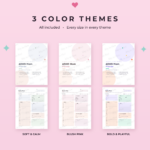 ADHD Mom Planner Printable | Family Command Center, Kids Routine & Chore Charts, Mom Brain Dump + Bonus Digital Planner