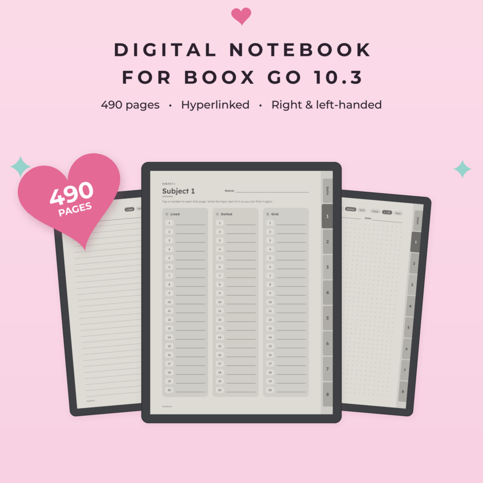 Digital Notebook for Boox Go 10.3