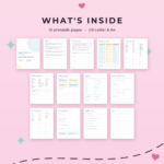 Low Oxalate Food List Printable | Kidney Stone Diet Food Chart, Grocery List & Daily Tracker