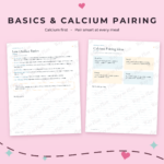 Low Oxalate Food List Printable | Kidney Stone Diet Food Chart, Grocery List & Daily Tracker