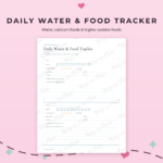 Low Oxalate Food List Printable | Kidney Stone Diet Food Chart, Grocery List & Daily Tracker