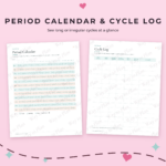 PCOS Tracker Printable | Symptom & Cycle Log