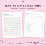 PCOS Tracker Printable | Symptom & Cycle Log