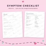 PCOS Tracker Printable | Symptom & Cycle Log