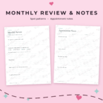 PCOS Tracker Printable | Symptom & Cycle Log