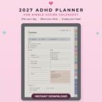 ADHD Planner 2027 for Kindle Scribe Colorsoft | Hyperlinked Color E-Ink Planner, 3 Themes video