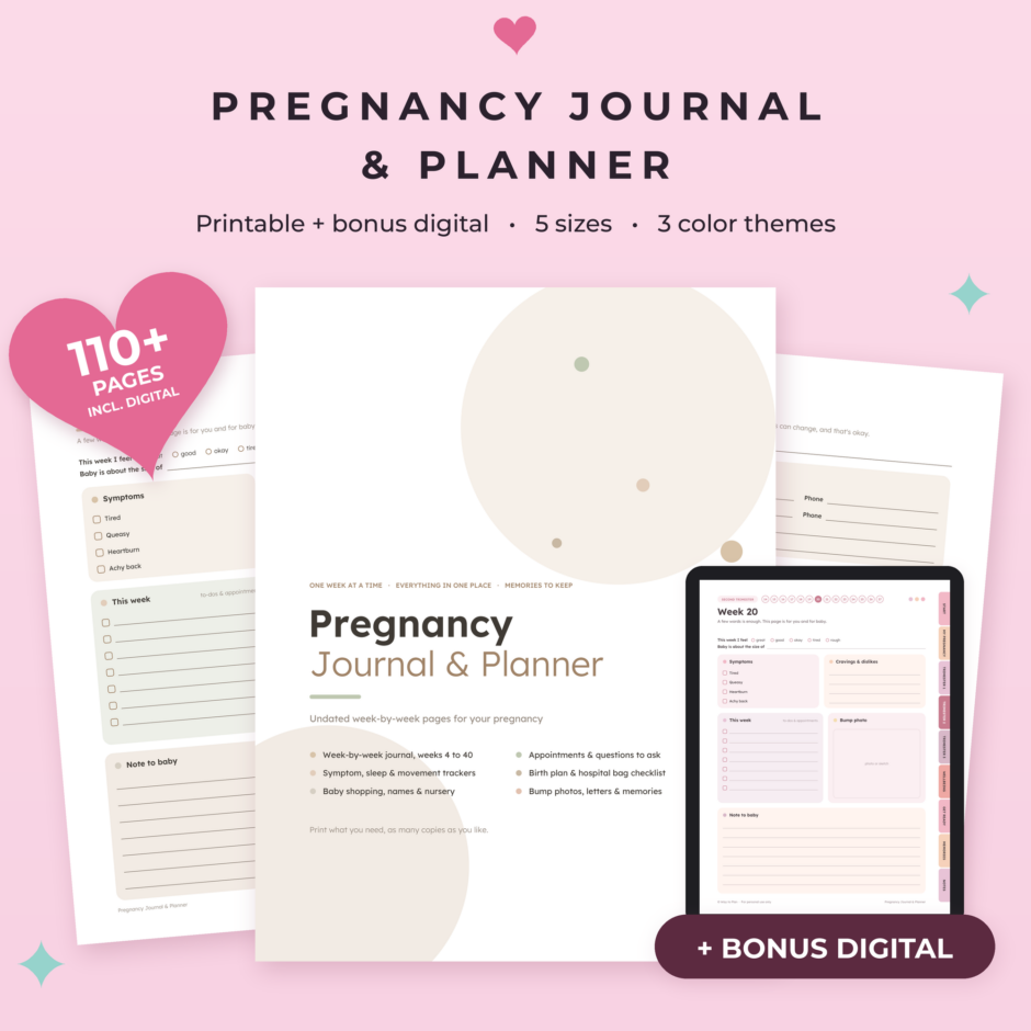 Pregnancy Journal Printable