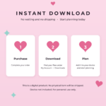 Instant download: purchase, find your files under My Account > Downloads, and start planning