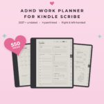 ADHD Work Planner for Kindle Scribe